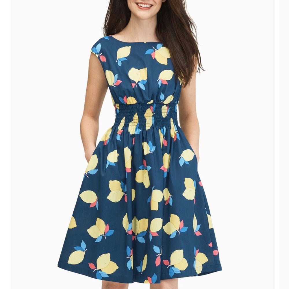 Kate Spade lemon zest blaire dress